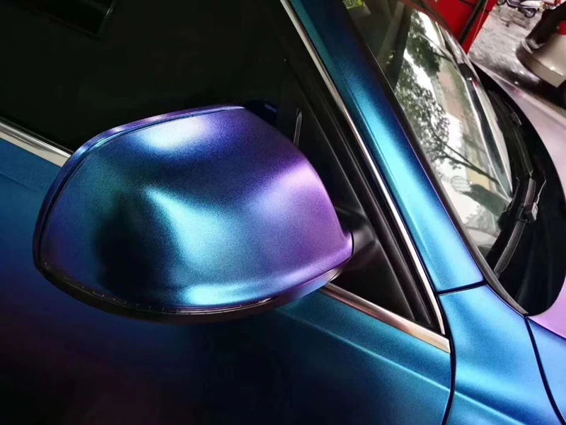 Pearl Chameleon Metallic Purple Blue Vinyl Film Sticker-7
