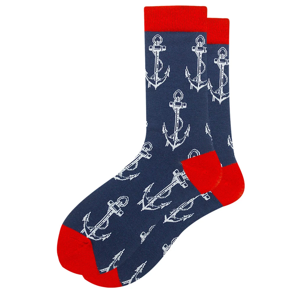 Vibrant Geometric Chess Pattern Cotton Socks - Colorful & Fun Gift