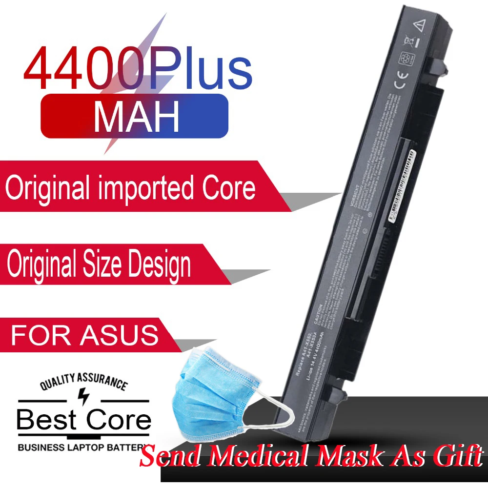 8 ячеек Аккумулятор для ноутбука Asus X550C X452E X450L A41 X550 A450 A550 F450 R409 R510 X450 F550 F552 K450 K550