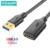 QGeeM USB Extension Cable USB 3.0 Cable Extender for PC Laptop Smart-TV PS4 Xbox SSD USB 3.0 2.0 Male to Female Cord Data Cable