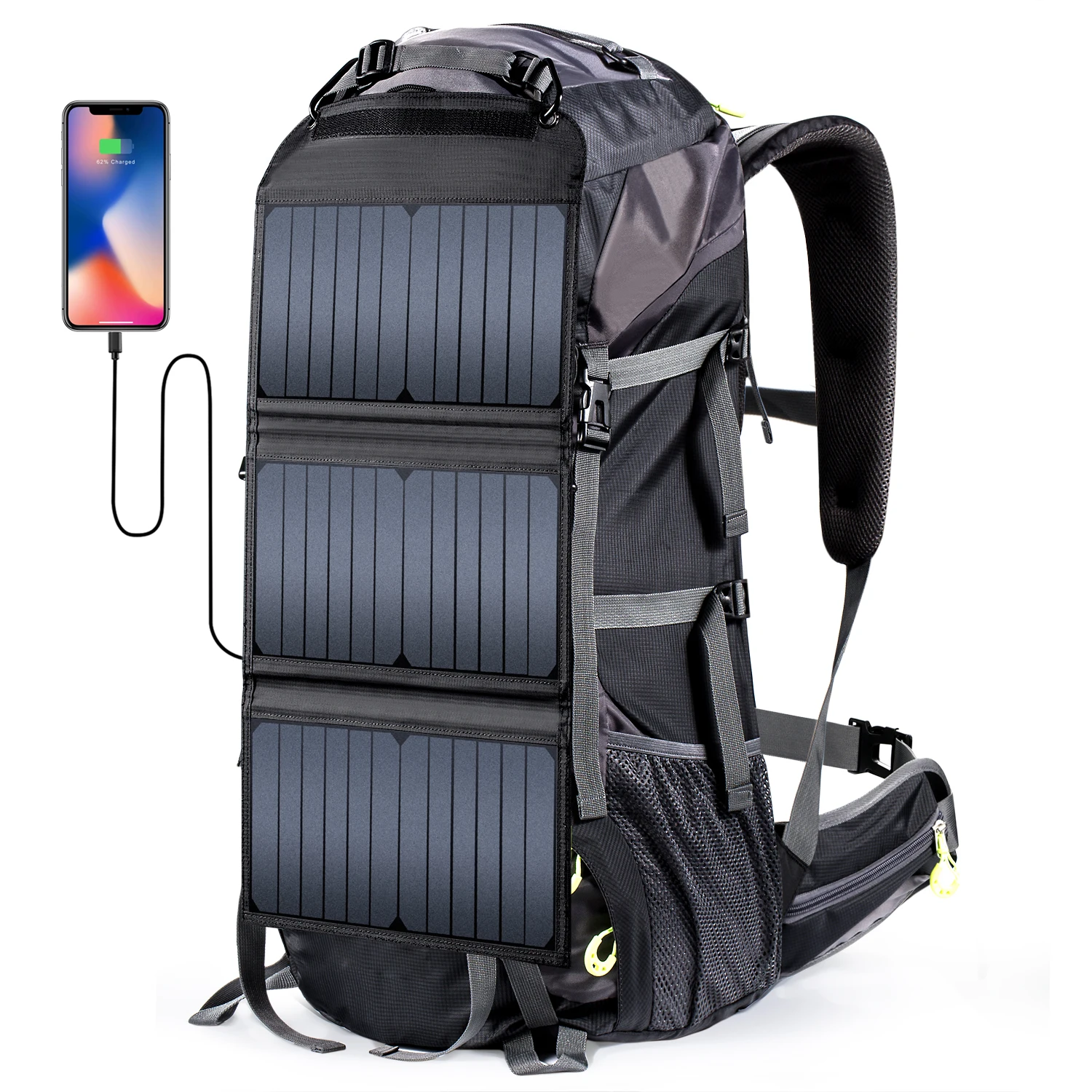 Походные рюкзаки 6v 20-watt рюкзак на солнечных батареях дорожная Большая
