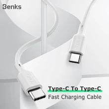 Benks двойной USB кабель type-C для iPad Pro провод для ноутбука телефон Быстрая зарядка линия передачи данных для Apple Macbook huawei Xiaomi 9 Mix шнур