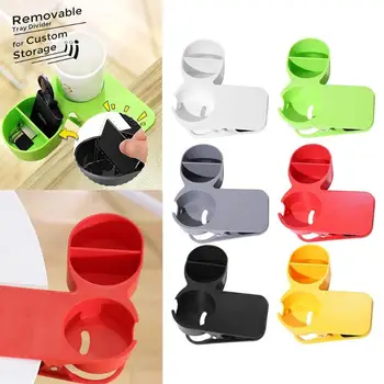 

Office Storage Rack Water Cup Holder Clip Table Desk Bottle Shelf Organizer Beverage Racks Table Clips Drink Cups Holder