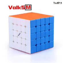 Qiyi The Valk 5 м 5x5x5 Магнитный магический скоростной куб Valk5 м профессиональные безклейкие магниты головоломка куб Развивающие игрушки для детей