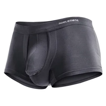 

Jaycosin Men’s Breathe Gay Underwear 2020 Comfortable Men's Boxer Underpants Separation Scrotum Physiological Underwear Men
