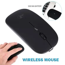 

High Quality Dual Mode Wireless bluetooth-compatible Mouse Portable Rechargeable Mute Mice For PC Laptop Computer