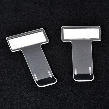 

2pcs/set Car Vehicle Parking Ticket Permit Holder Clip Sticker Windscreen Window Fastener Stickers Kit Car Styling Accessories