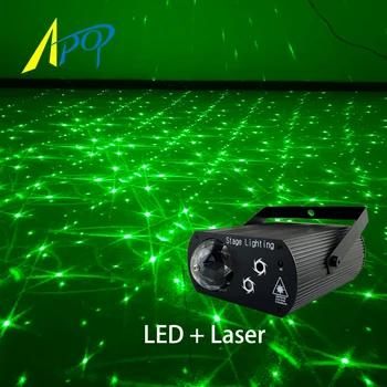 

Mini LED Laser 16 Patterns Red Green Star Projector Lighting Stage Disco DJ Club KTV Xmas Bar Family Party Lights Audio Show