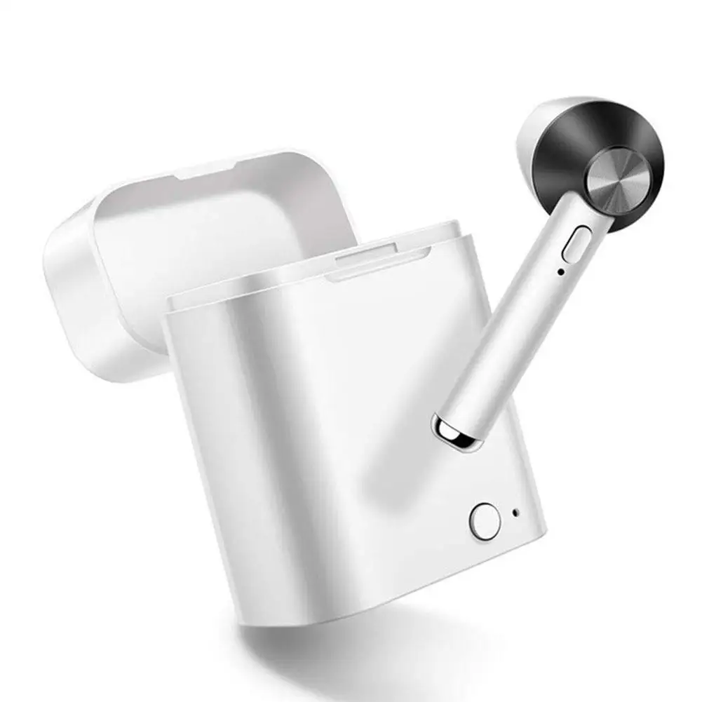 Миниатюрные наушники Bluetooth 4 2 одноушные беспроводные гарнитура с зарядным боксом
