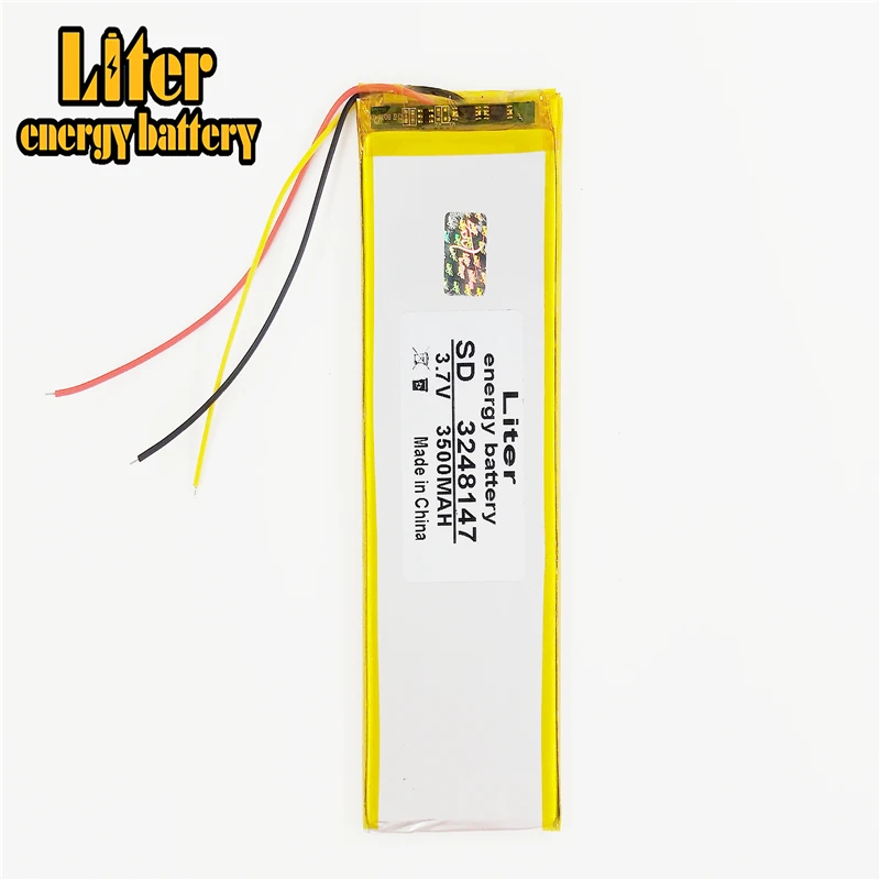3 линии новые полимерные батареи 3248147 3050150 3550150 3248150 3500 мАч 7 в Thium Battery Irbis Tx18|polymer
