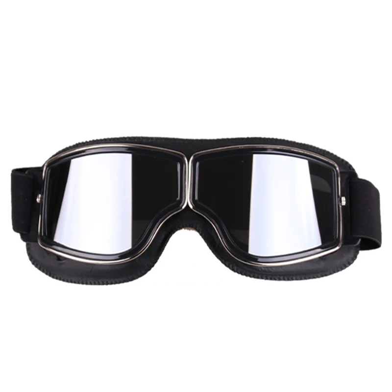 Motorcycle Goggles Helmet Pilot Scooter Retro Moto Outdoor Dirt Bike Riding Sunglasses Motocross Glasses Vintage Off-Road ATV