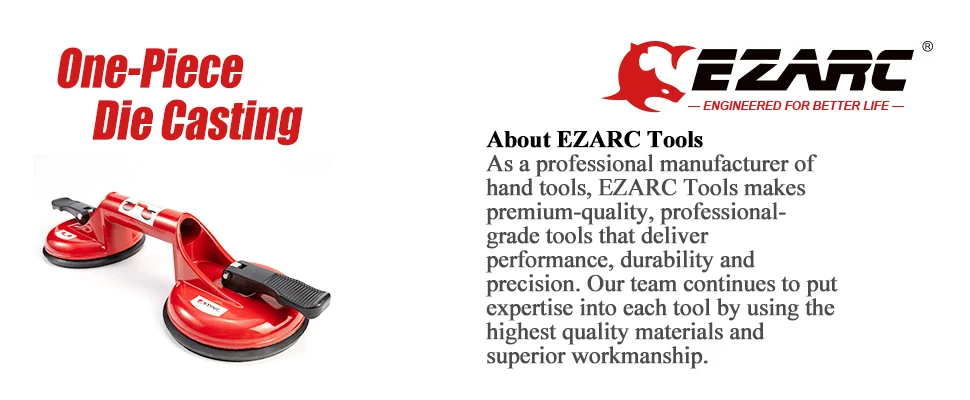 EZARC Floor Gap Fixer Tool Laminate Flooring Gap Repair Kit Include Heavy Duty Double Aluminum Suction Cup Rubber Mallet Kneepad waterproof tool bag