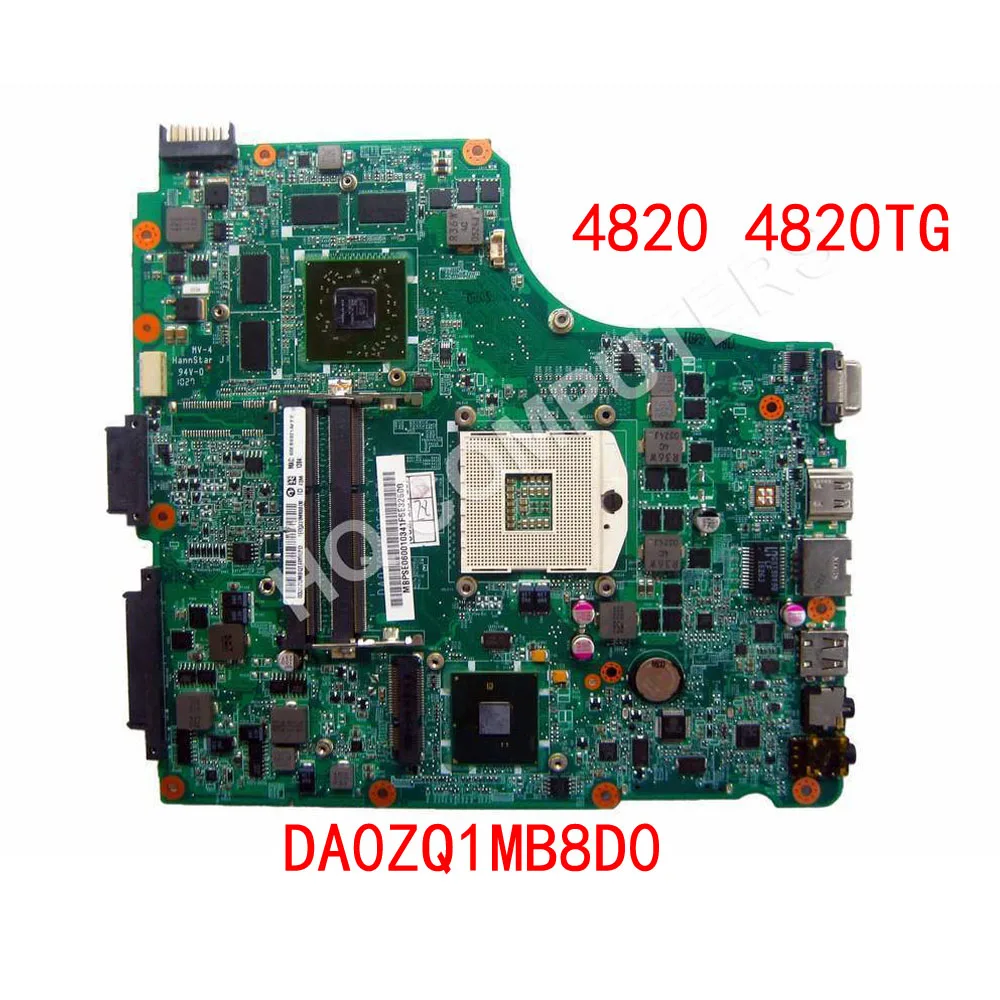 HOLYTIME ноутбука материнская плата для ACER 4820 4820TG DA0ZQ1MB8D0 MBPVL06001 Мб. PVL06.001 HM55 HD5650 1 ГБ