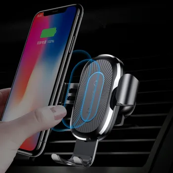 

Baseus Car Qi Wireless Charger For iPhone 11 Pro XS Max X 10w Fast Wirless Charging Wireless Car Charger For Samsung S10 Xiaomi