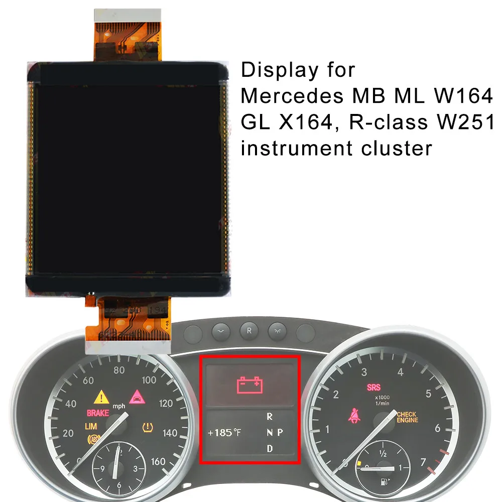 Ремонт ЖК экранов для Mercedes Benz MB ML W164 ML350 GL X164 R Class W251|Считыватели кодов и сканеры| |
