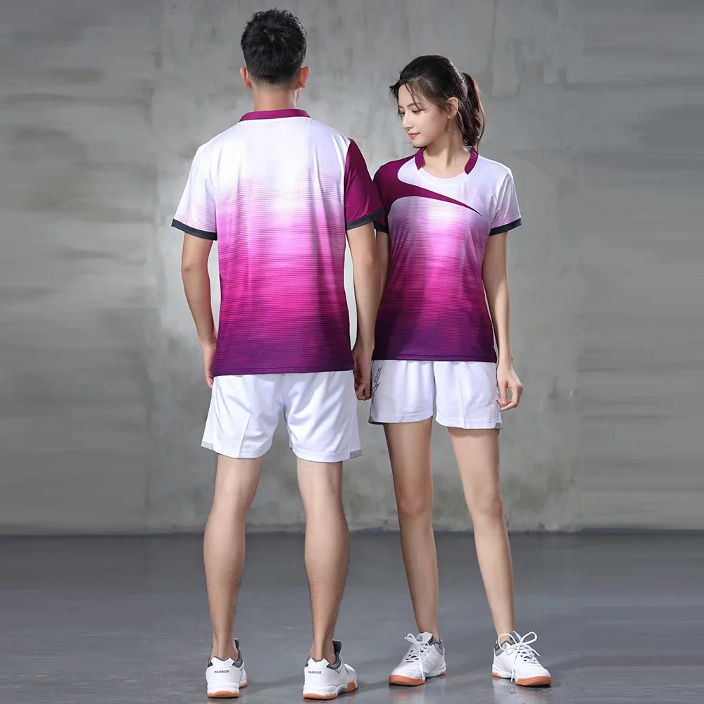 2019 New Outdoor spors Short Sleeve T-Shirt badminton clothes Women Tops 