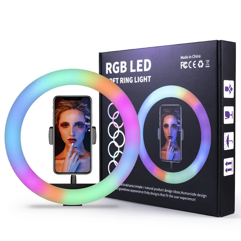 RGB-светильник для прямой трансляции 10 дюймов 26 см | Безопасность и защита