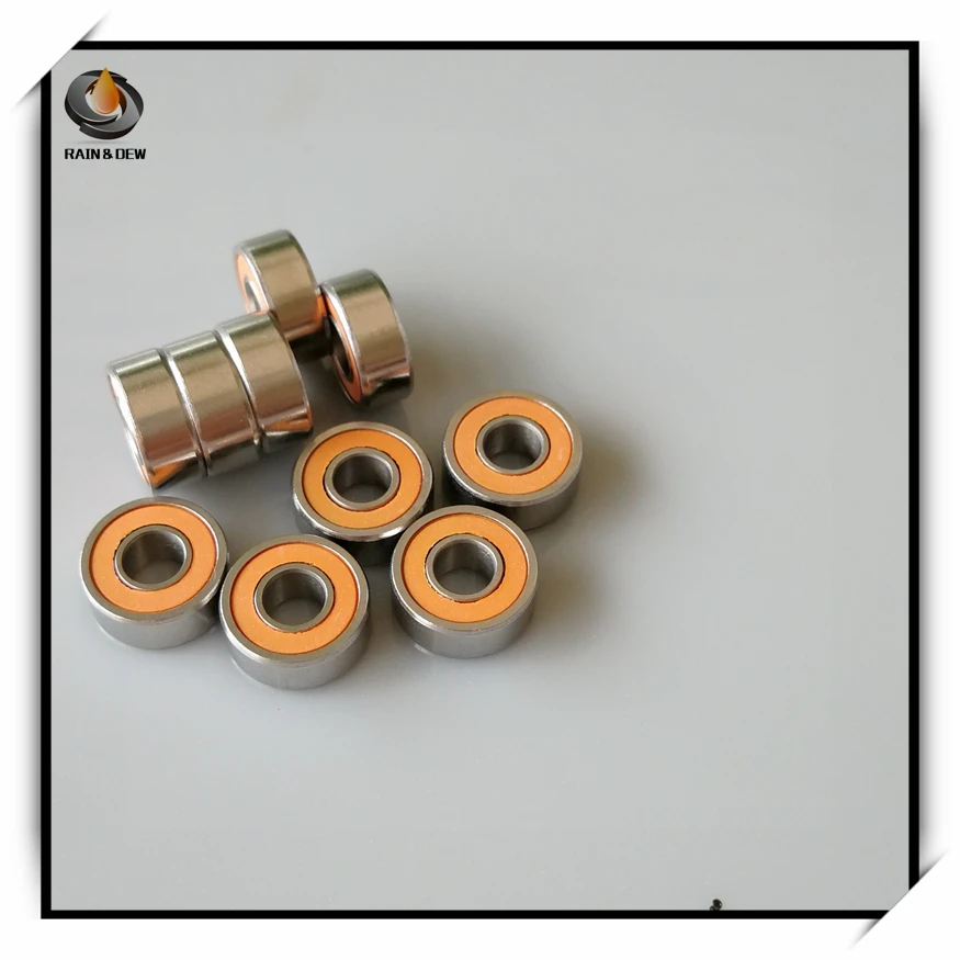 2 шт. гибридные керамические подшипники из нержавеющей стали 3x8x4 мм для