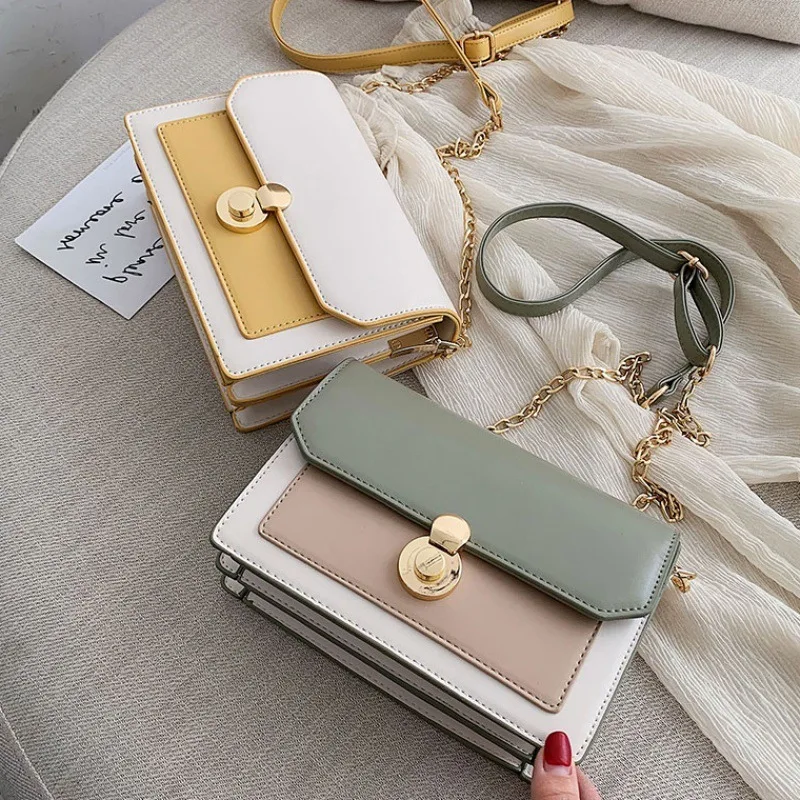 

Female Crossbody Bag For Women 2019 High Quality PU Leather Luxury Handbag Designer Sac Main Ladies Chain Shoulder Messenger Bag