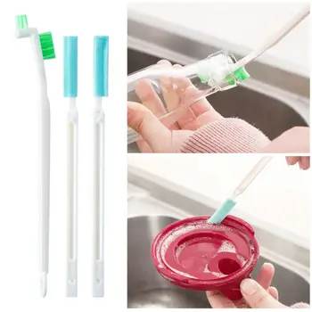 

3pcs/set Cleaning Narrow Brush Long Handle Portable Baby Milk Bottle Cleaning Brushes Home