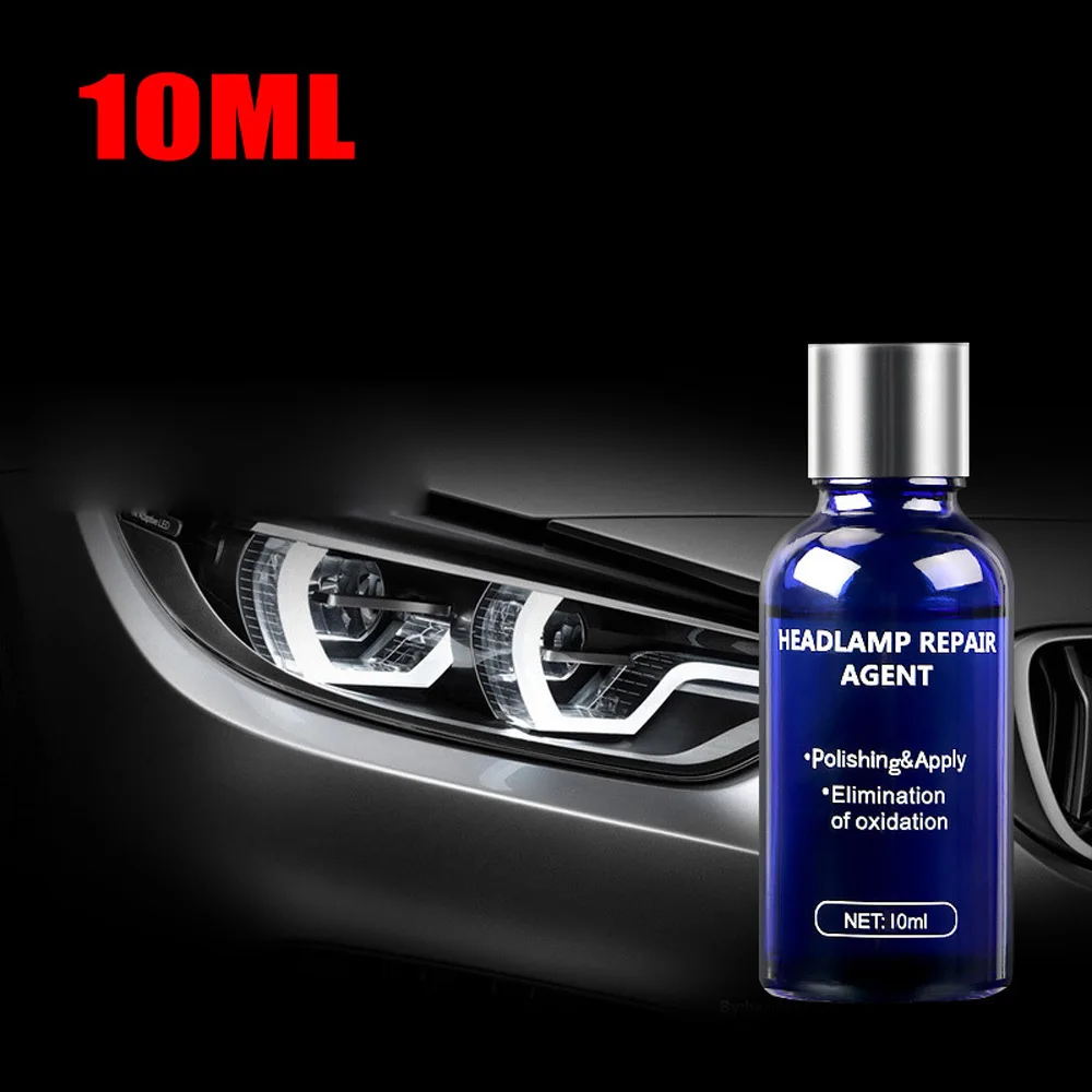 

Brand New And High Quality 10ML Car Headlight Polishing Fluid Restoration Kit Scratch Repair Cleaner