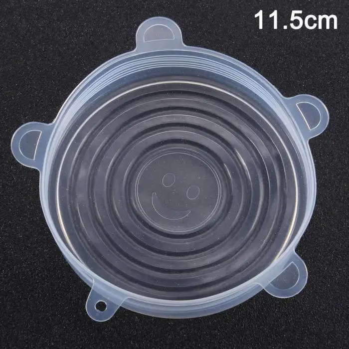 New Reusable Silicone Food Cover Bowl Covers Wrap Food Fresh-keeping Extensive Household Kitchen