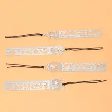 Милый кавайный креативный конь птичья клетка карусель Золотая рыбка шар полый металлический Закладка-линейка подарок для детей и студентов школьные принадлежности