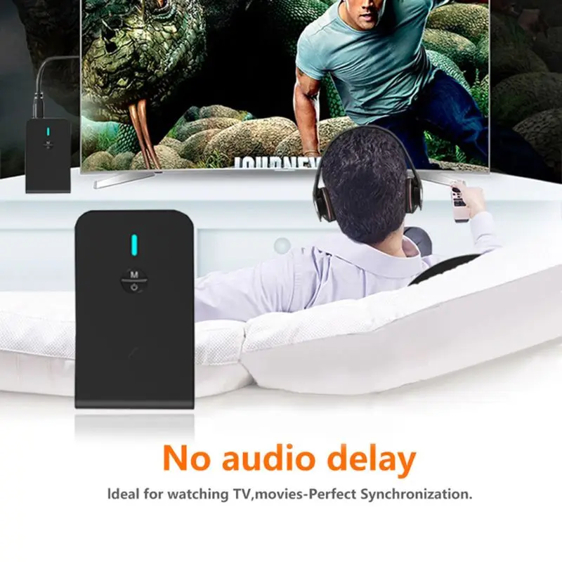 Bluetooth 5 0 Transmitter Receiver 2 In 1 USB Adapter for TV PC Audio Headphone