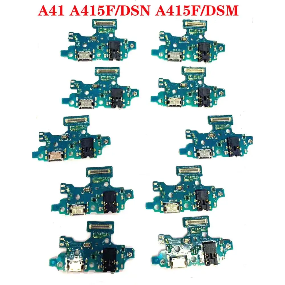 Оригинальный Новый зарядный порт для Samsung Galaxy A41 A415F/DSN A415F/DSM док станция USB разъем