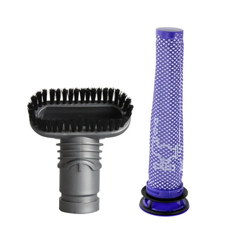 Сердечник фильтра+ квадратная щетка комплект для Dyson SV03, SV04, SV05, SV06, SV07 пылесос