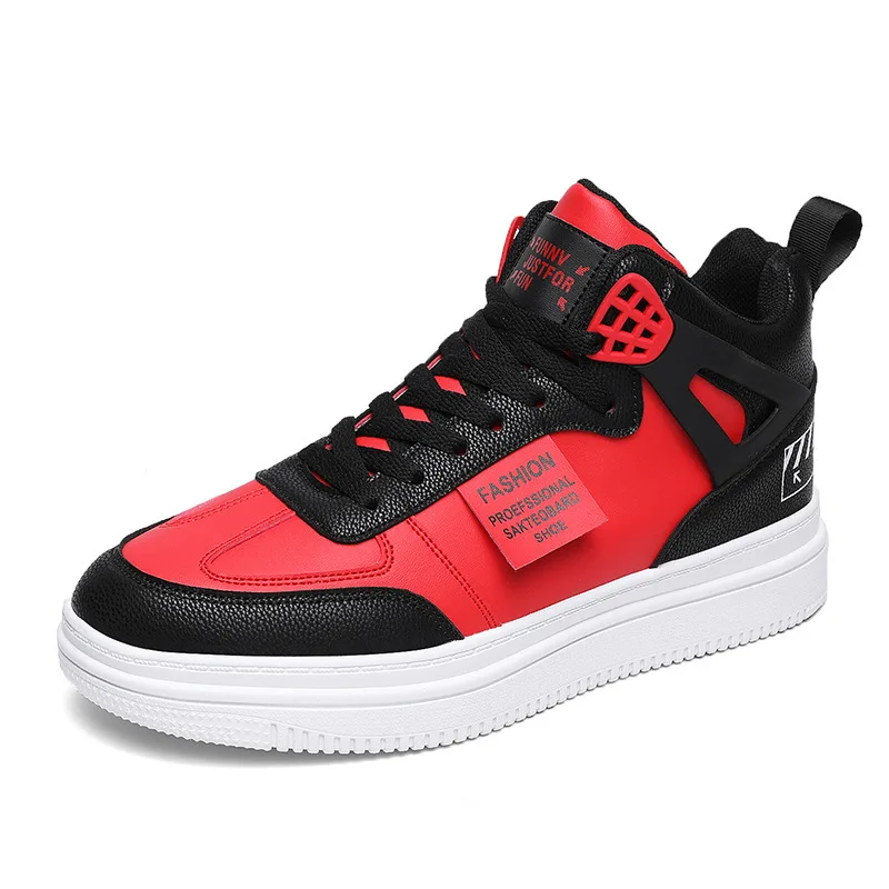 

Men's shoes Nice Pop winter high top net red small white shoes youth student sports leisure board shoes men's fashion shoes