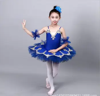 

Children's Ballet Tutu Skirt Child Dance Practice Clothes Tutu Skirt Children Dance Performance/Practice Skirt Leotard