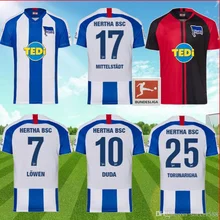 19 20 Hertha Берлинские футбольные майки домашние красные DUDA LOWEN ESSWEIN KALOU KOPKE TORUNARIGHA Hertha BSC футбольная рубашка
