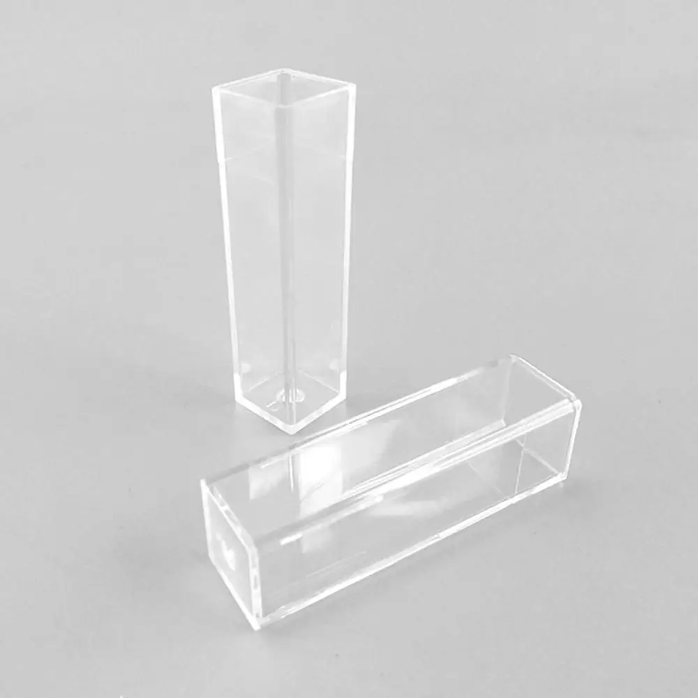 

Laboratory Supplies Transparent Cuvette 4.5ml Optical Distance 10mm Cuvette Experimental Consumables Tool