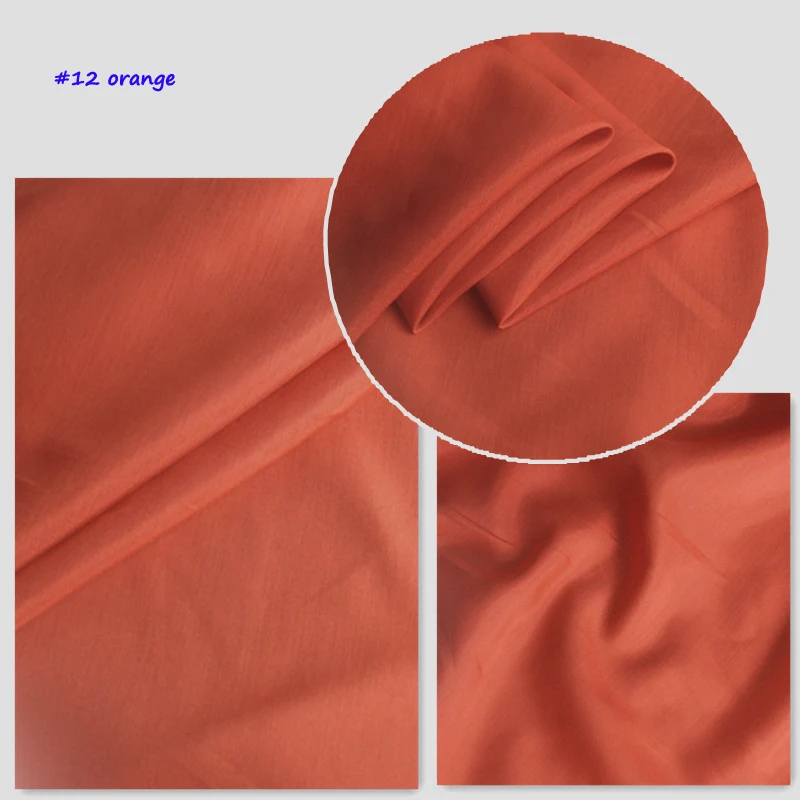 Luxurious Pure White Silk-Cotton Fabric for Dress Linings - Lightweight & Soft