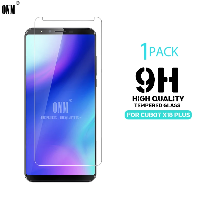 Закаленное стекло для защиты экрана CUBOT X18 PLUS 2.5D 9H Премиум Защитная пленка экрана|