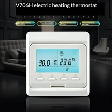 Lcd semanal programável piso aquecimento regulador de temperatura controlador 16a 230v ar machanical termostato quarto quente universal