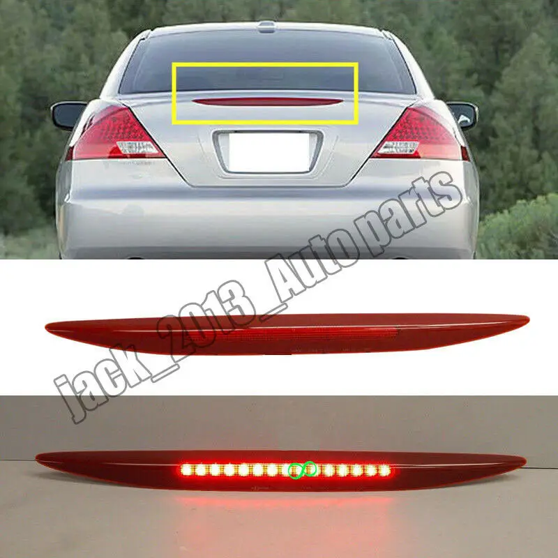 Модификация автомобиля, автомобильные аксессуары для 2006-2007 Honda Accord 7th Generation HMSL, высокое крепление, 3rd стоп-сигнал, 1 шт