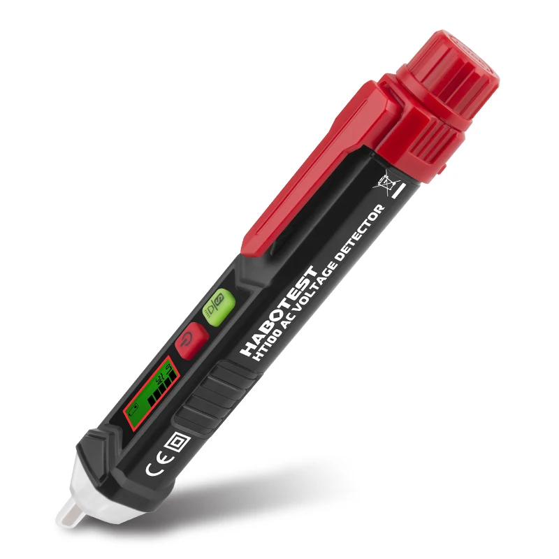 

HT100E digital voltmeter Intelligent Non-contact Pen Alarm voltage detector meter ac voltmeter tester auto tachometer