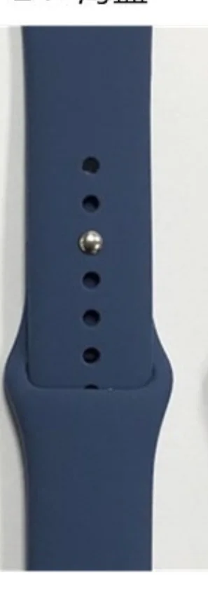 38 40 мм мягкий силиконовый ремешок для apple watch 3 4 5 iwo, 7, 8, 9, 10, 11, 12, 42 мм 44 мм Браслет замена - Цвет: Синий