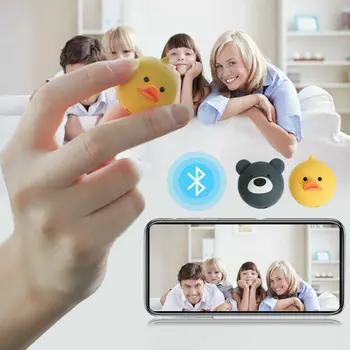 

New Cute Bluetooth Wireless Camera Shutter Remote Control One-click Wireless Photo For iPhone Android Huawei Xiaomi