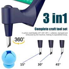 Outil de coupe artisanale, lame rotative à 360 °, forme complexe, pochoir découpé en papier, conception artistique, matrices de découpe en métal, 13 pièces