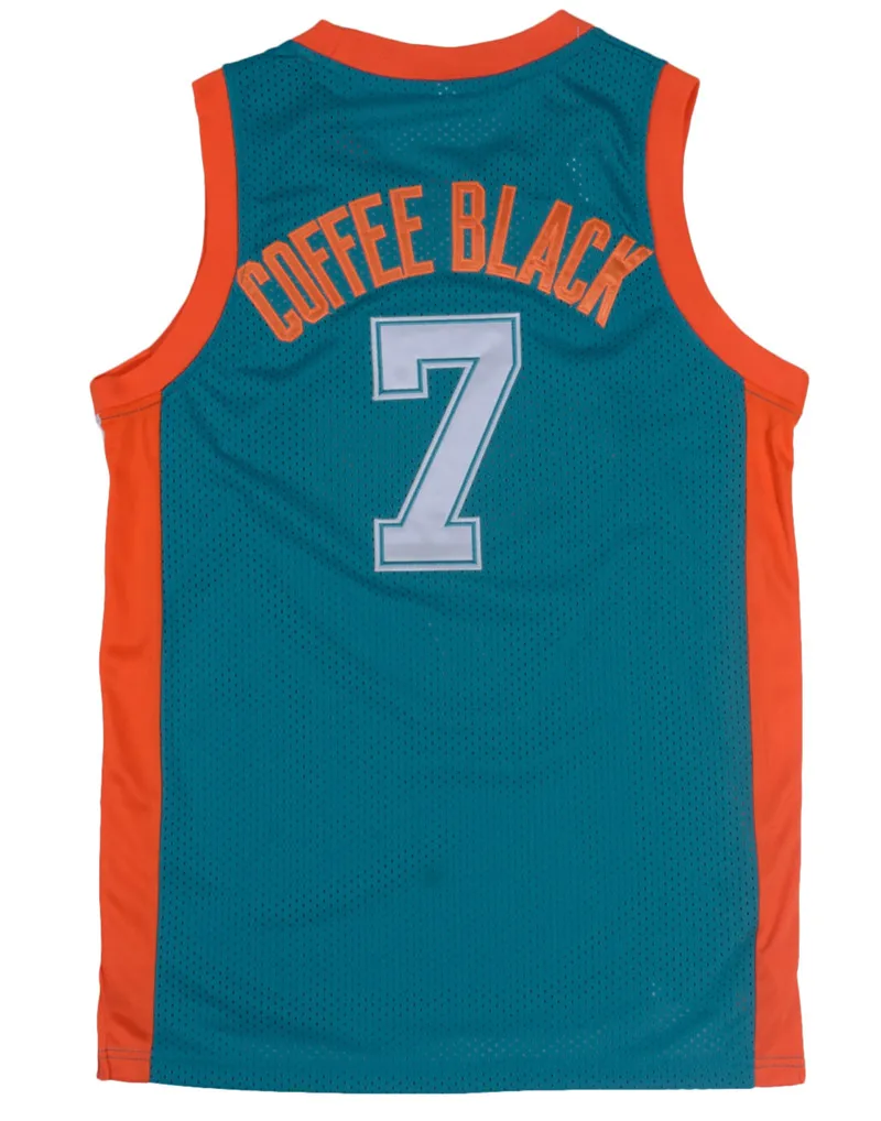 Movie Flint Tropics Coffee Black 7# Monix 11# Moon 33# Pro Basketball Jersey Cosplay basketball jerseys