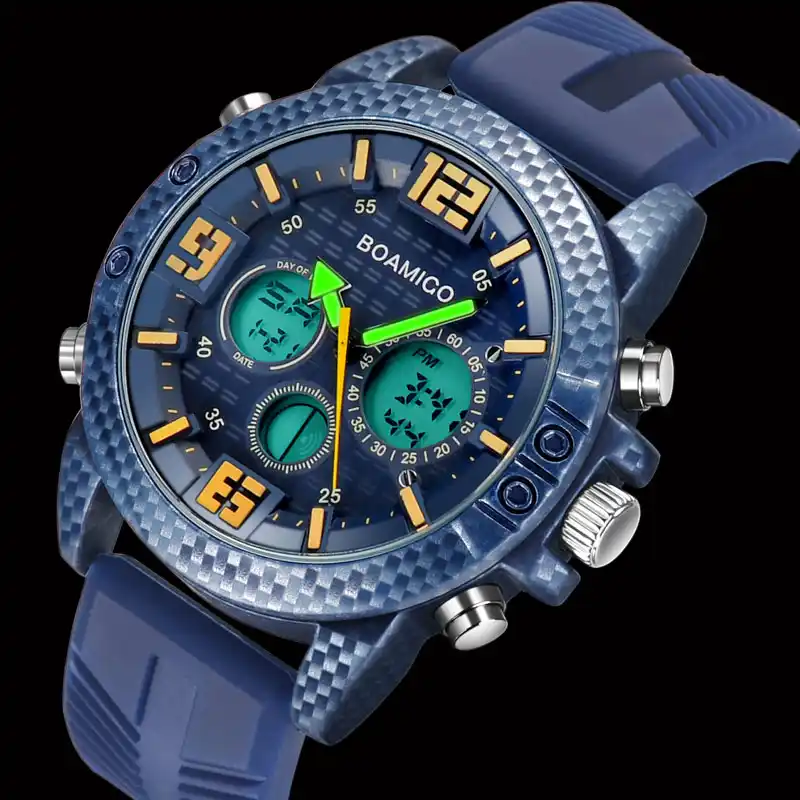 digital watch rubber band