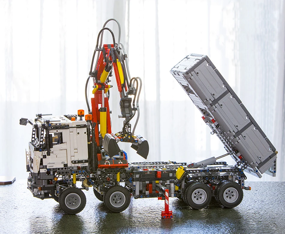 Стиль 20005 грузовик автомобиль совместимый 42043 Technic Banz Arocs 3245 шт Модель Строительные кирпичи развивающие игрушки Рождественский подарок