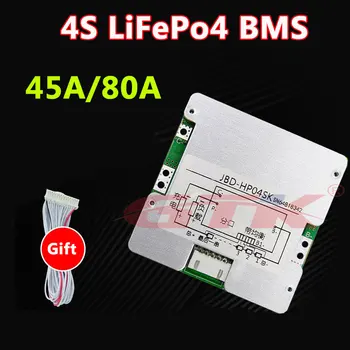 

Lifepo4 BMS 4S 45A lifepo4 battery BMS PCM 4s battery protection board bms pcm for 12v 4S lifepo4 battery cell pack