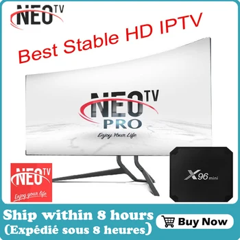 

X96 mini Neo pro TV 4K French IPTV Europe IPTV UK IPTV M3U IPTV USA Belgium UK IPTV code Neo one year Android Smart TV Box only
