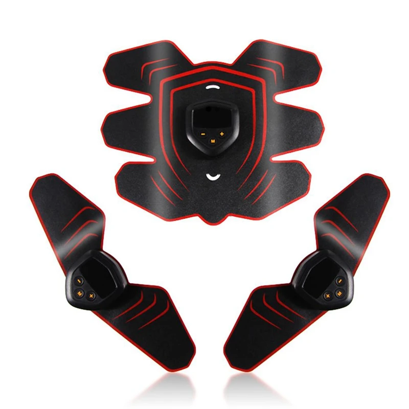 Muscle Massager Training Body Shape Fit Set Abdominal Electric Muscle Abs Stimulator Massage Trainer Sticker Home Gym Equipment