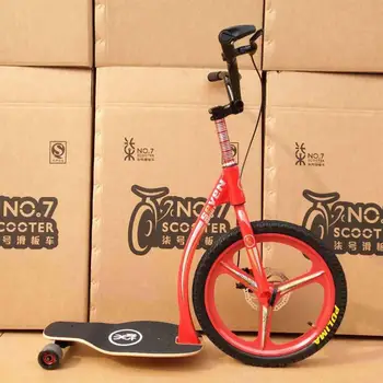 

3-wheel 20 Inch Scooter With Disk Brake Big Inflatable Wheel Stunt Scooter