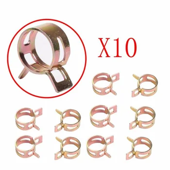 

Set Spring Clips 8mm Pipe Line Air Tube Steel Equipment Replacement Parts